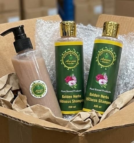 Golden Herbs Hibiscus Shampoo - Image 3