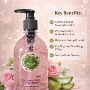 Aloe Vera Rose Body and Hair Gel