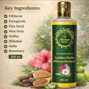 Golden Herbs Hibiscus Shampoo