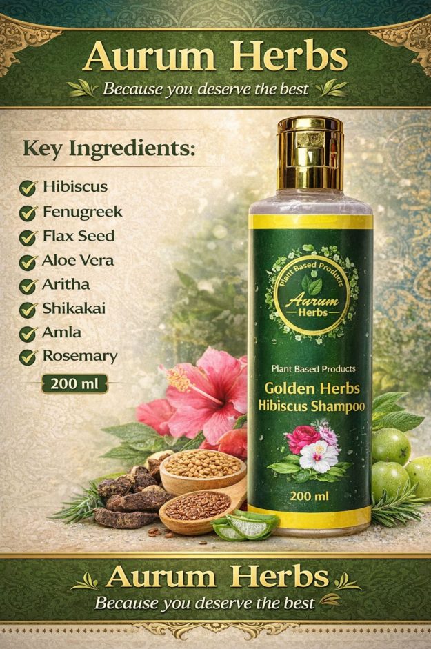 Golden Herbs Hibiscus Shampoo