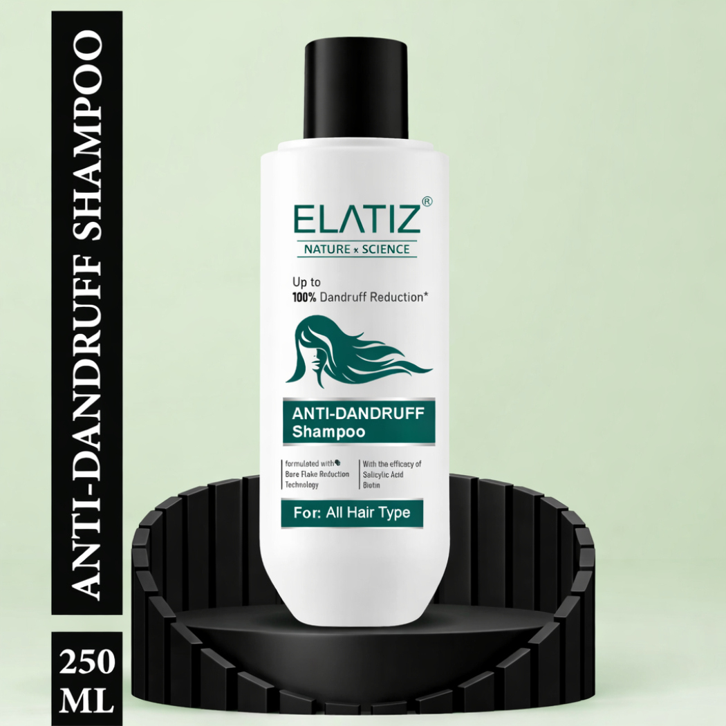 ELATIZ Anti-Dandruff Shampoo | 100% Dandruff Control | For All Hair Types