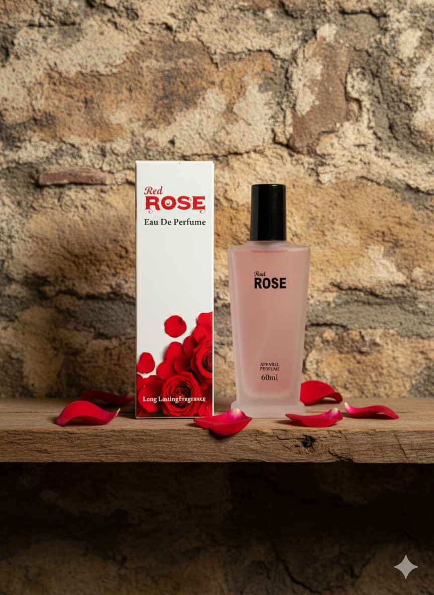 RED ROSE Perfume Long Lasting Apparel Spray Perfume - 60 ml (For Men & Women) - Image 2