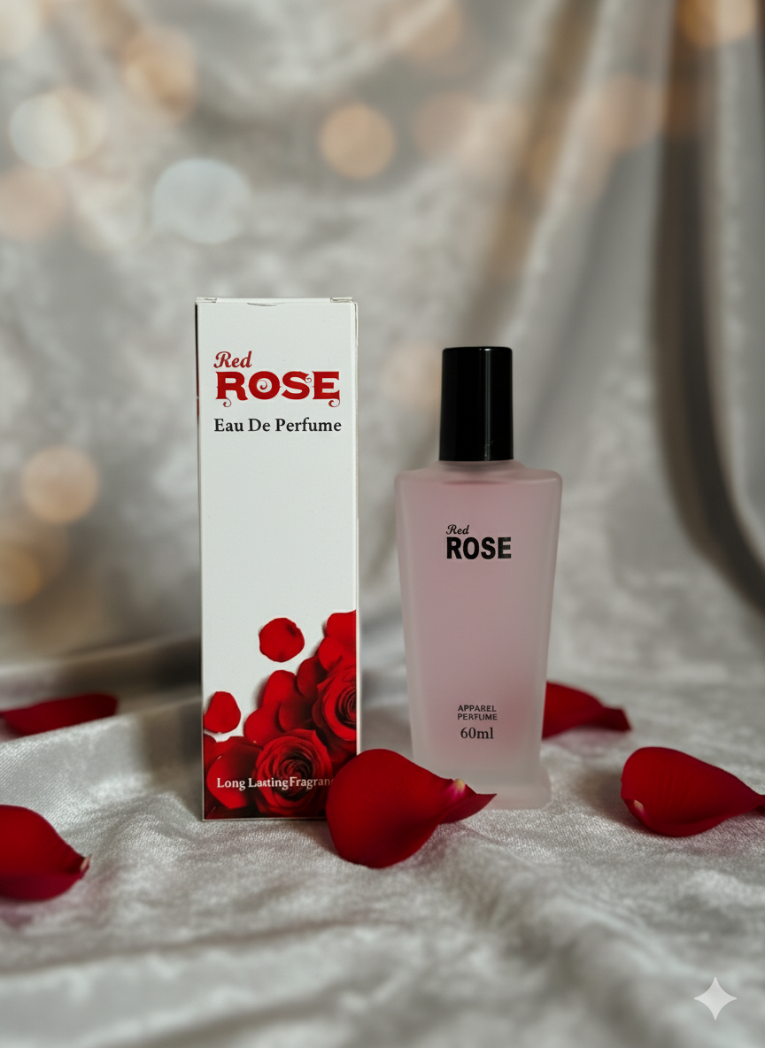 RED ROSE Perfume Long Lasting Apparel Spray Perfume - 60 ml (For Men & Women) - Image 4